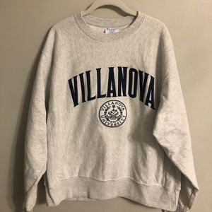 Villanova Reverse Weave Champion Crewneck
